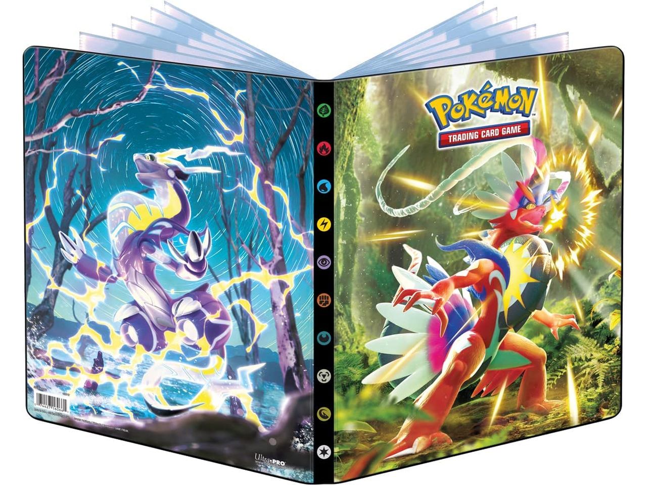 Ultra Pro Raccoglitore Pokémon Scarlatto e Violetto Album portacarte da 9 tasche e 14 pagine - Game Vision