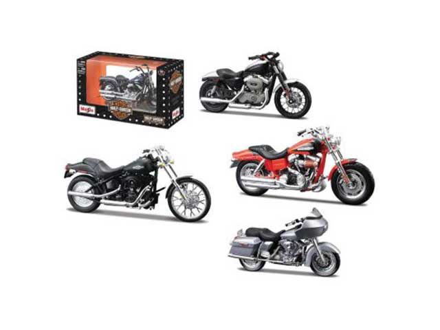 Moto harley davidson 1:18