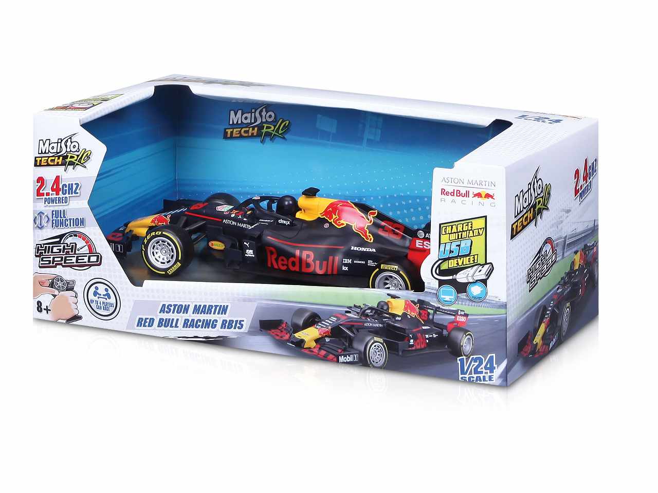 Auto r/c 1:24 red bull 2,4ghz926889.006