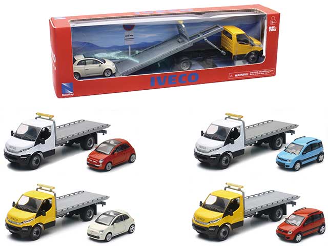 Auto 1:36 iveco dayli + auto 1:43 fiat 15875ss