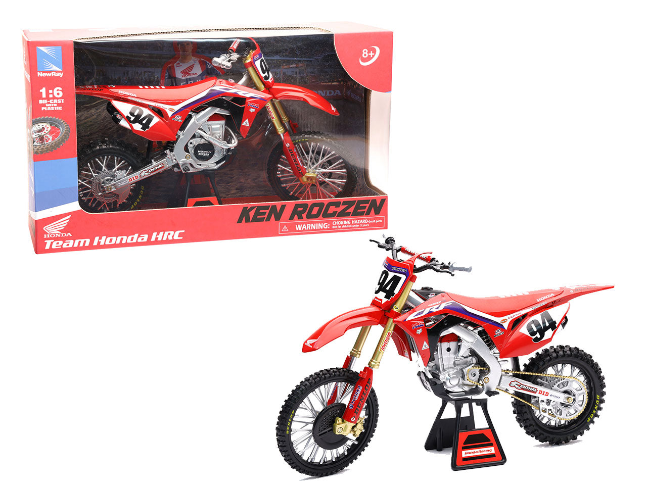 Honda crf450r hrc team ken roczen n.94 scala 1:6