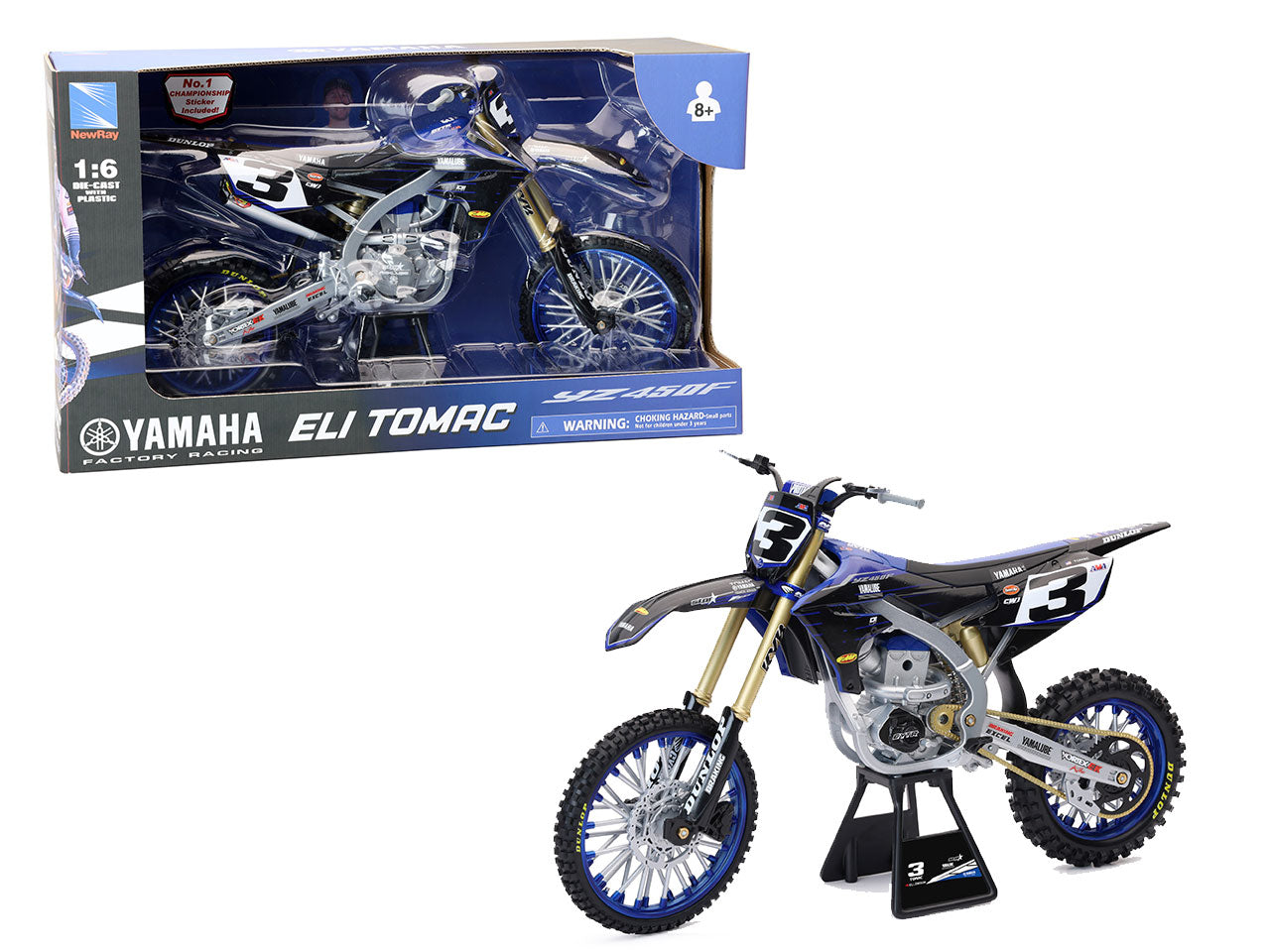 Yamaha yz450f - eli tomac n 3 scala 1:6