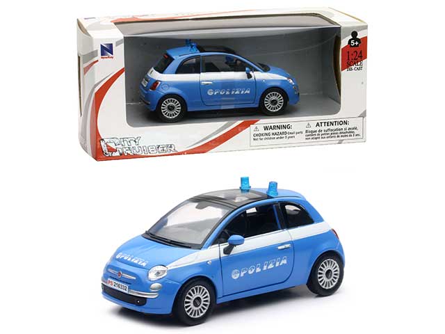 Auto 1:24 fiat 500 polizia 71353