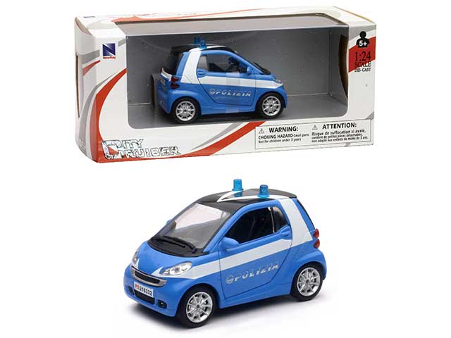 Auto 1:24 smart polizia 71413