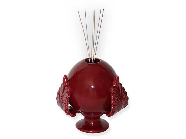 Pomo profumatore 12cm bordeaux pum10b0