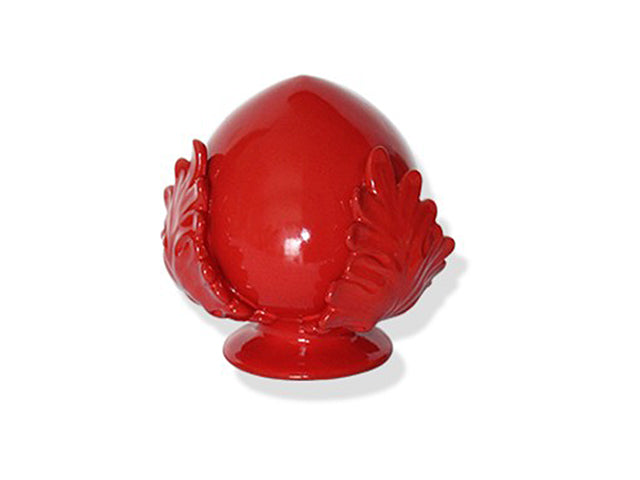Pomo 15cm rosso pigna04ro $