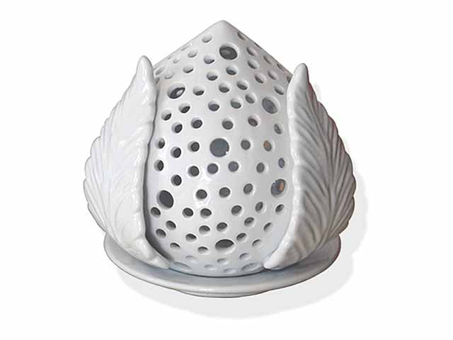 Pumo portatea light bianco 15cm pum15bi