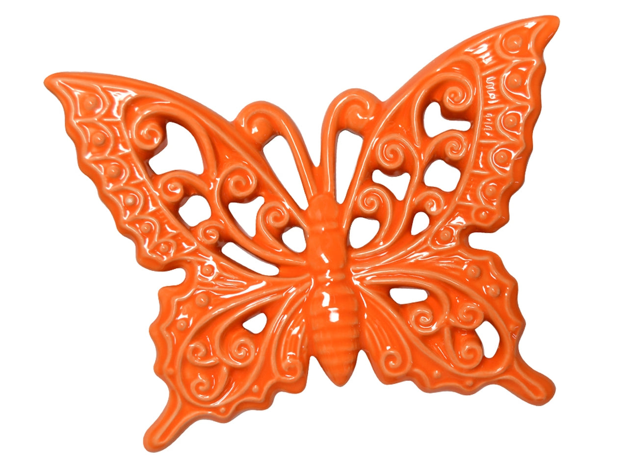 Farfalla 7cm con magnete arancio