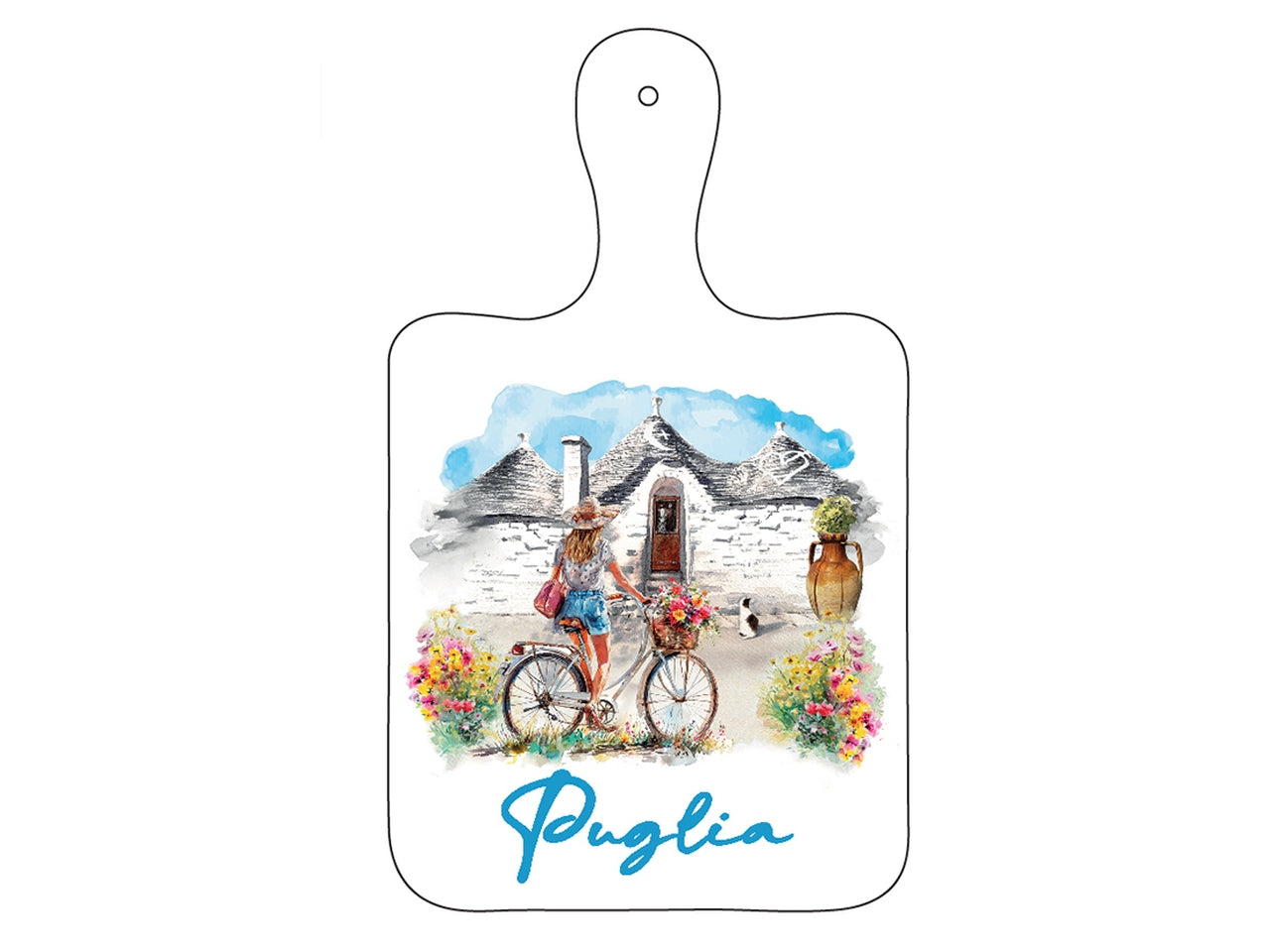 Tagliere rettangolare bici agrusti
