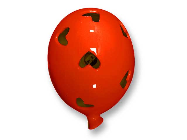 Balloon led 17cm rosso balled17ro