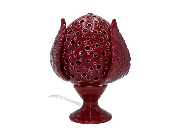 Pumo lampada 20cm rosso pumlamp20r