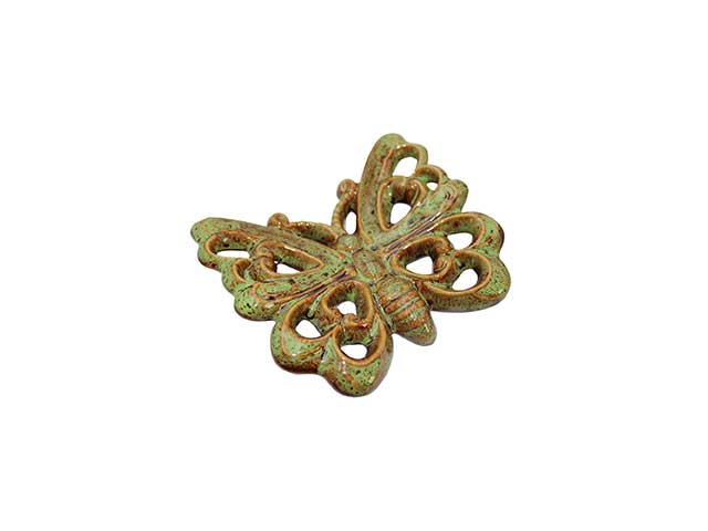 Farfalla 12cm verde 20012d