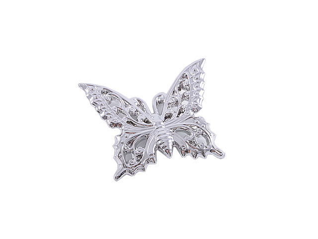 Farfalla 10cm argento 70010silv