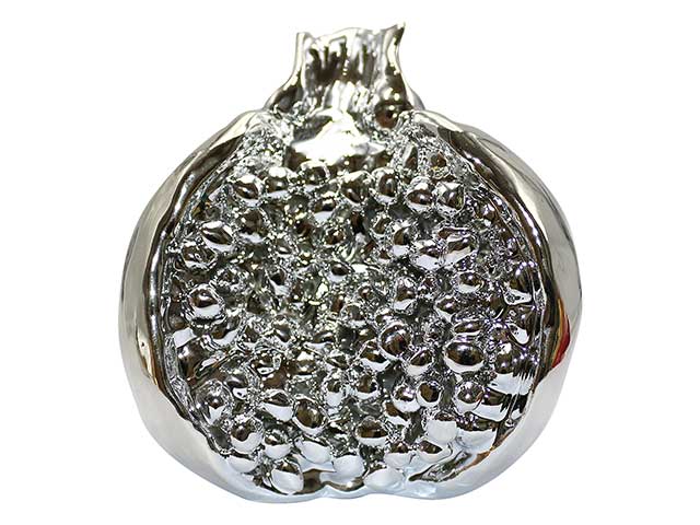 Melograno h.6,5cm silver silv07bis