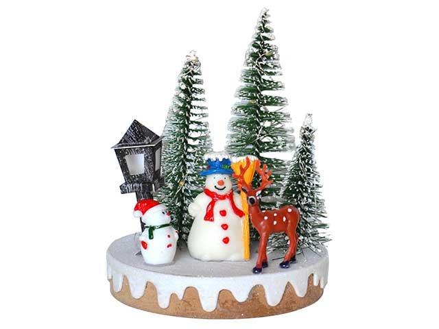 Dec.pupazzo di neve 14x11cm chms-026
