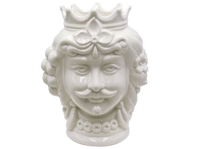Testa di moro h32cm uomo bianco 32-17