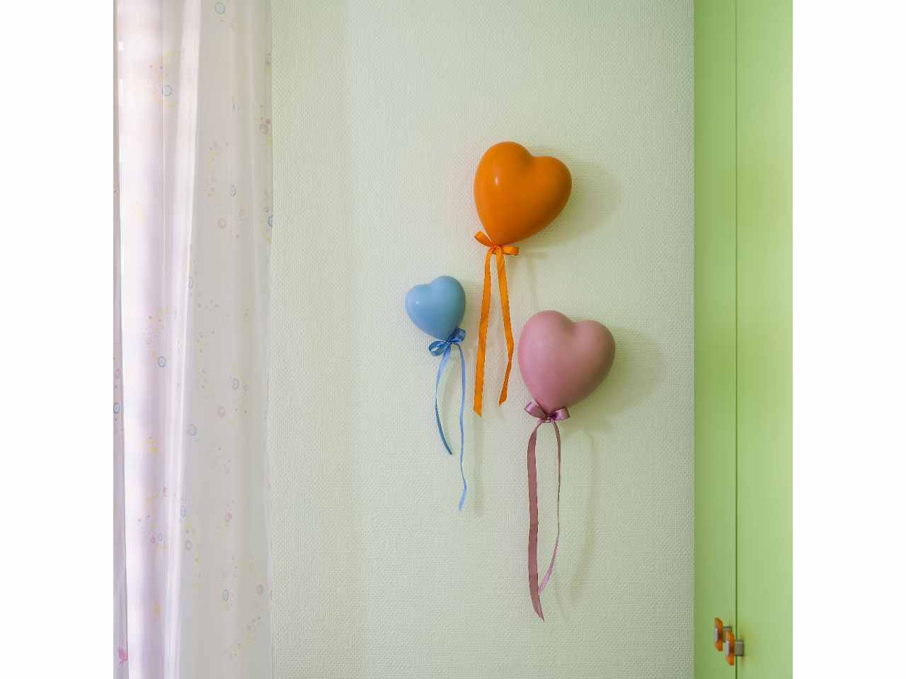 Cuore matte rosa 7,5cm
