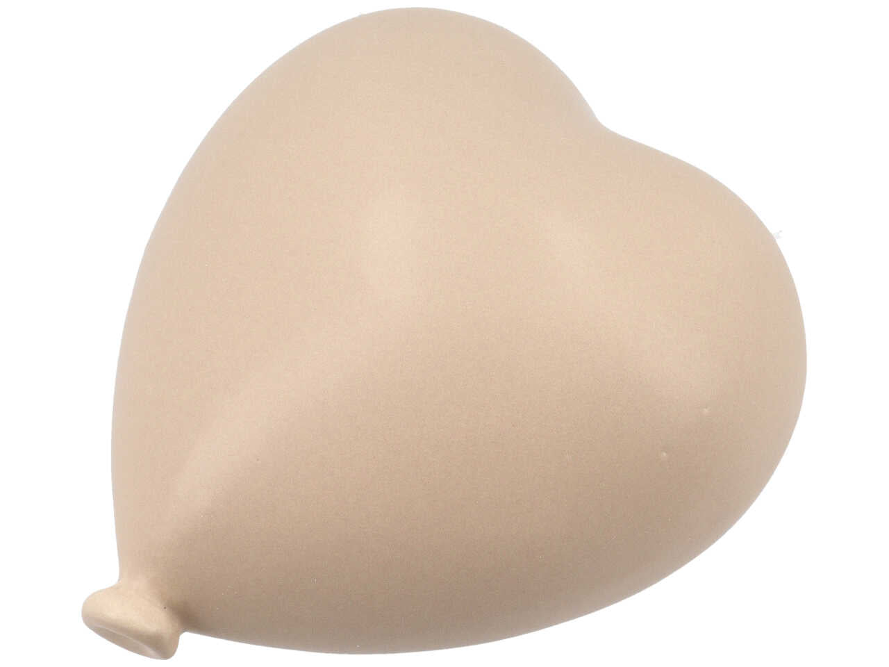 Cuore matte pesca 12cm