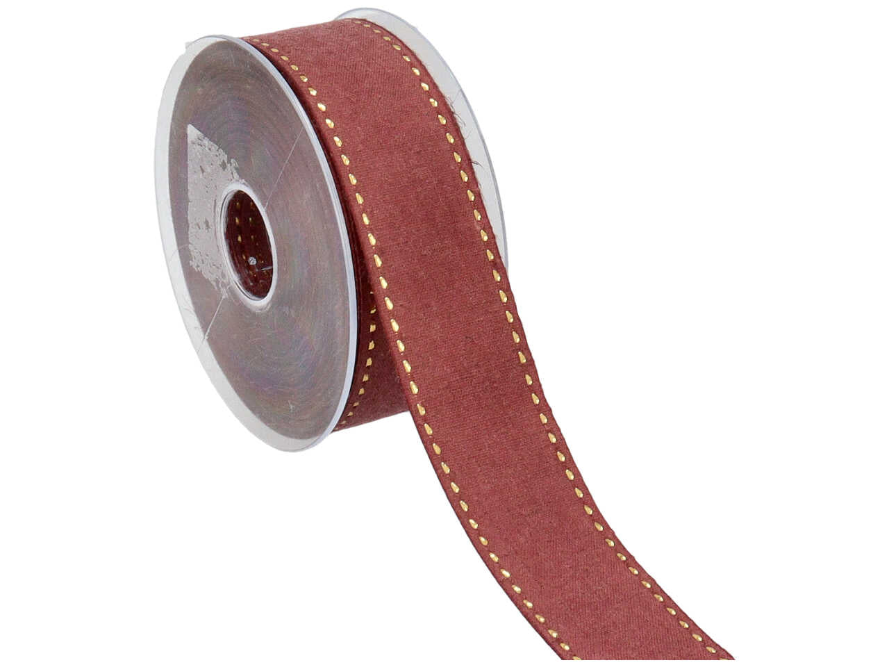 Nastro couture lino lame 40mmx20mt altri col cipolla / oro