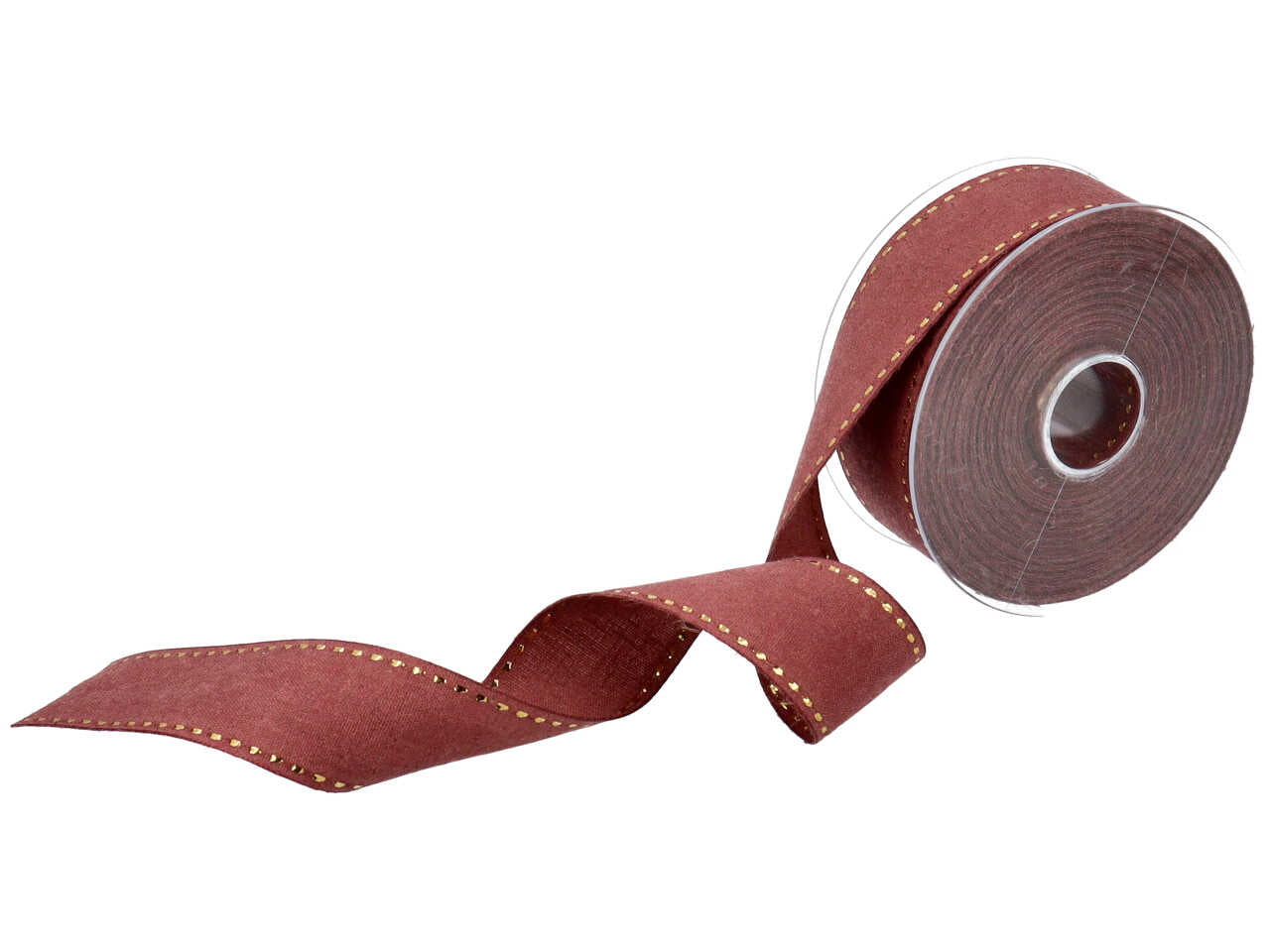 Nastro couture lino lame 40mmx20mt altri col cipolla / oro