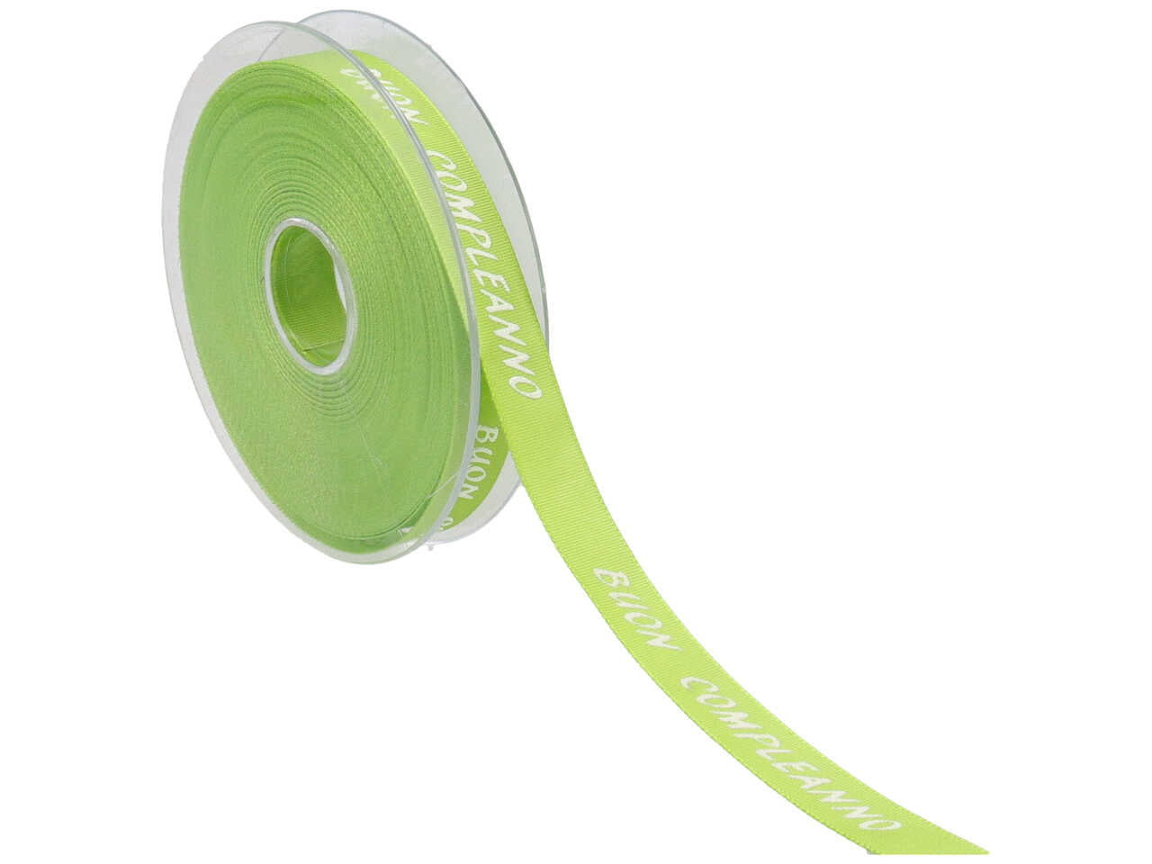Nastro b.compleanno 15mmx20mt verde bncp1585