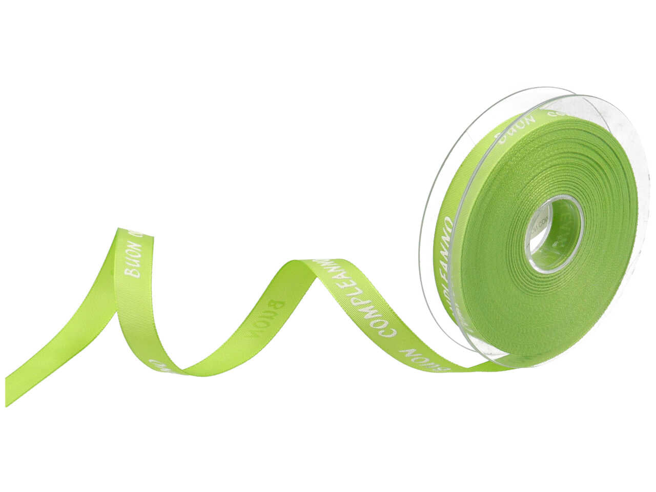 Nastro b.compleanno 15mmx20mt verde bncp1585