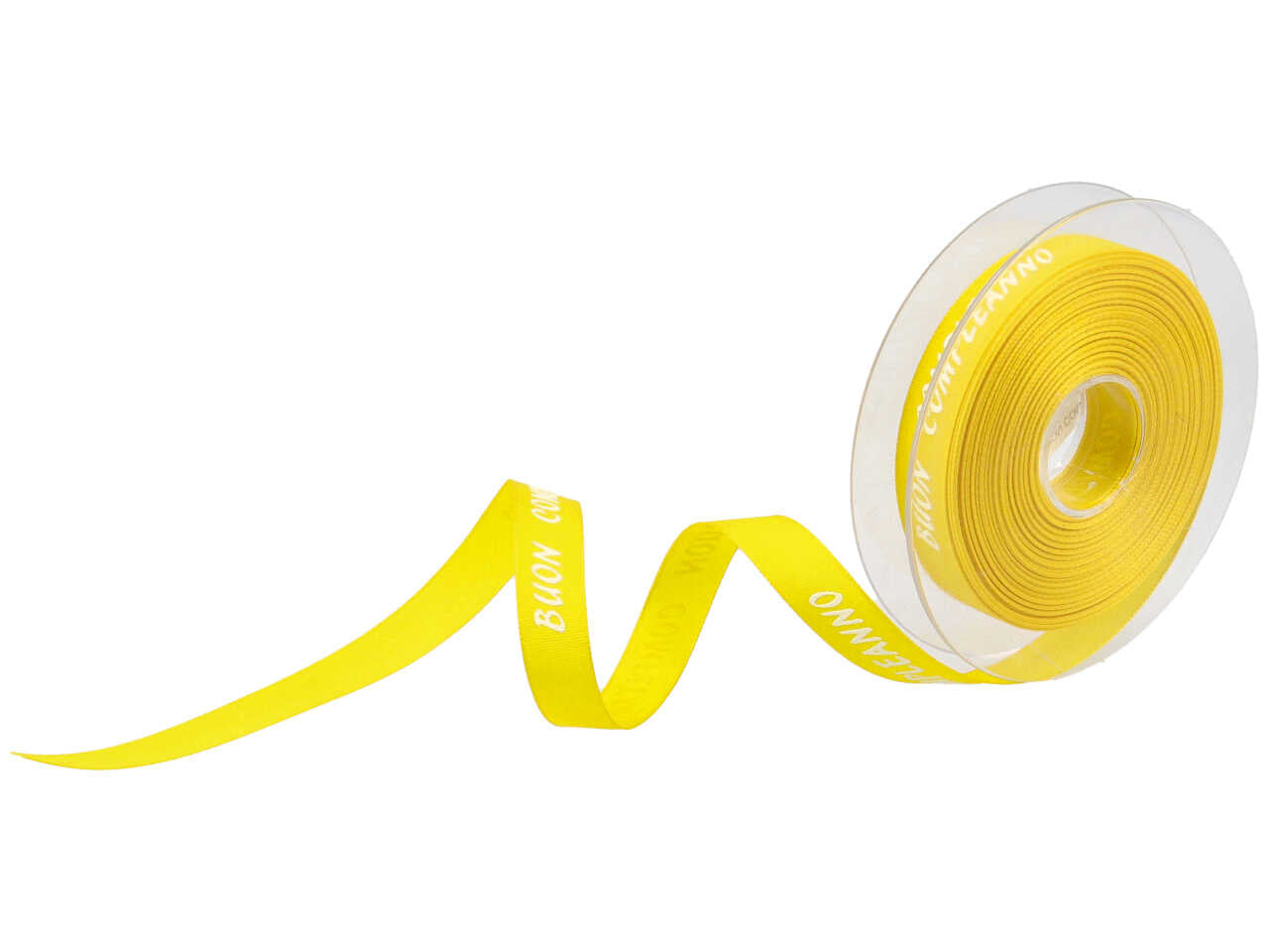 Nastro b.compleanno 15mmx20mt giallo bncp1585