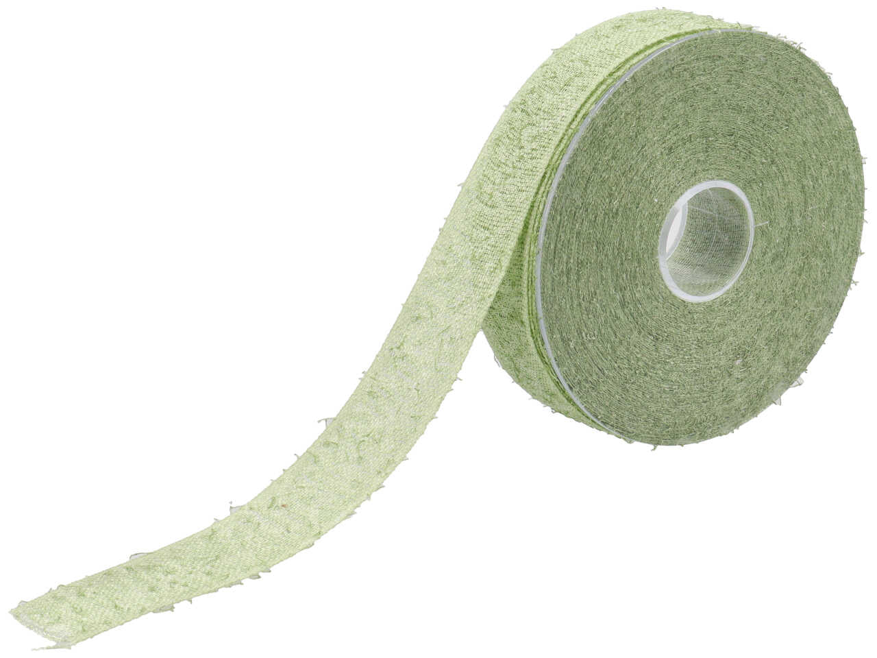 Nastro regalo verde pistacchio con filamenti 2,5 cm x 20 m - Sirene