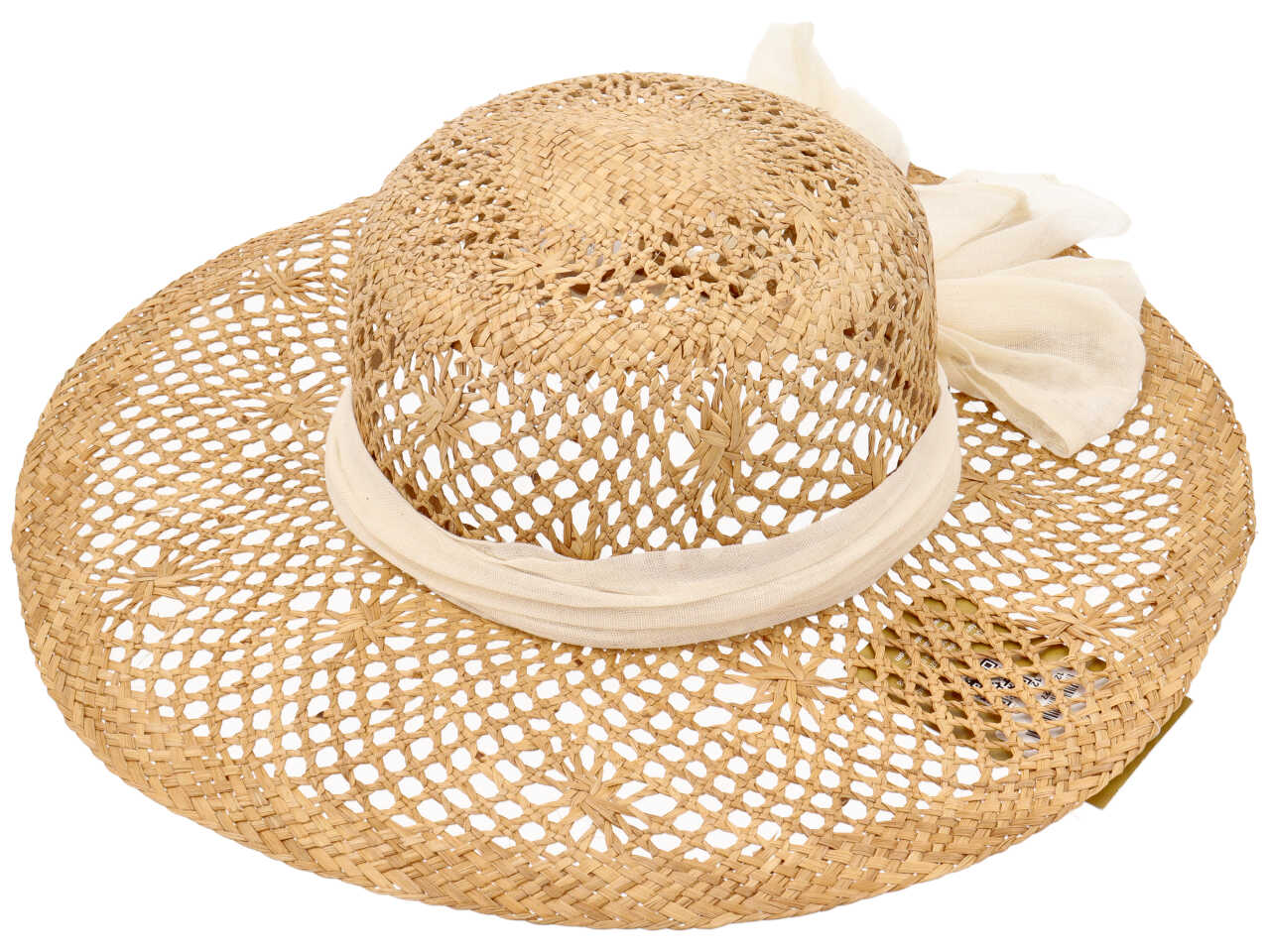 Cappello mare con fascia in tessuto
