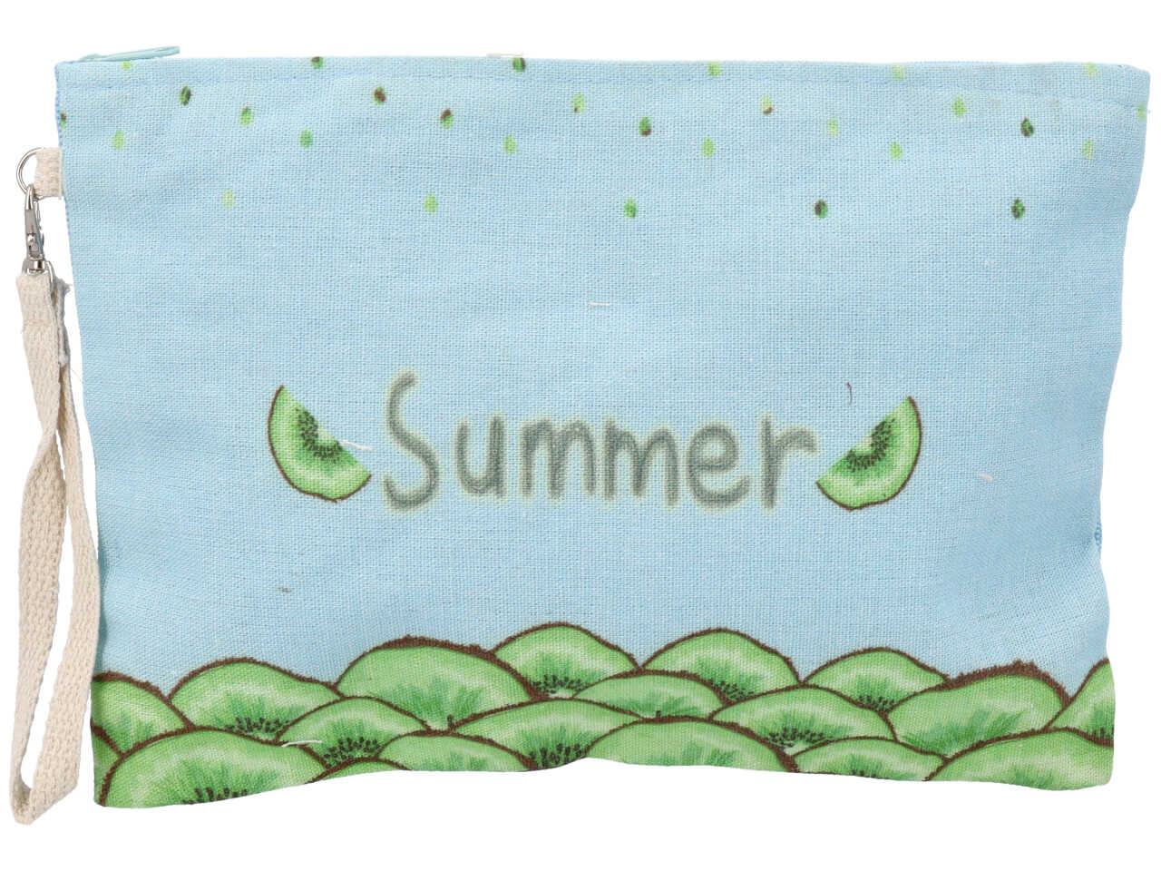 Pochette summer fruits colore turchese