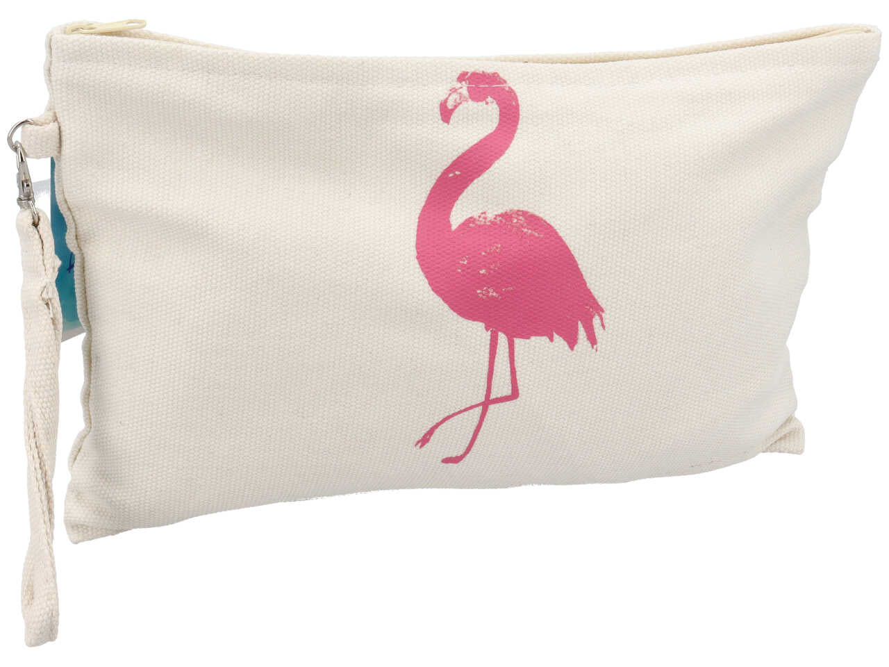 Borsa a mano flamenco 30x20cm colore naturale