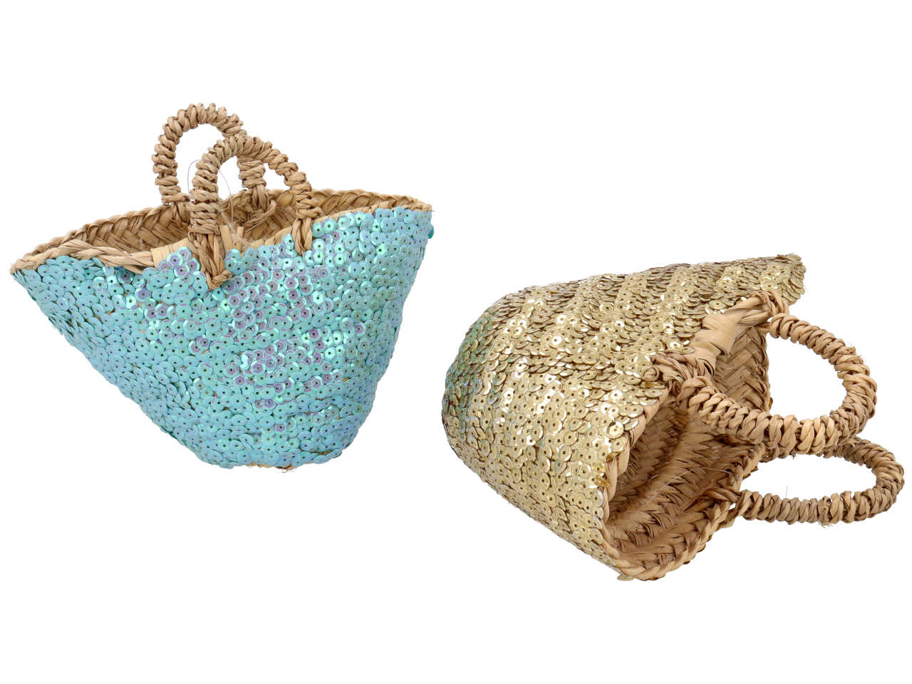 Cesta mini con paillettes