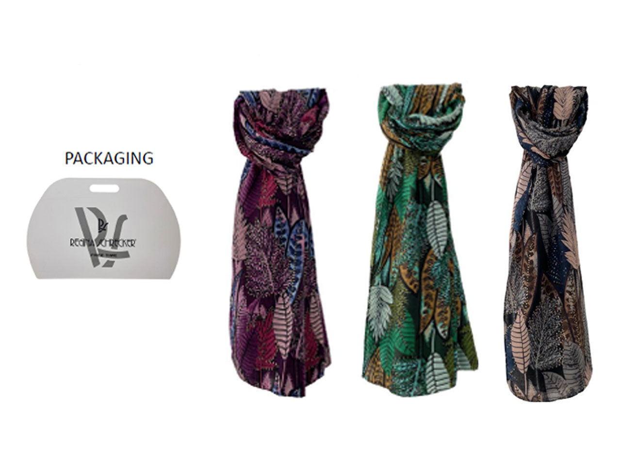 Sciarpa regina schrecker colori assortiti