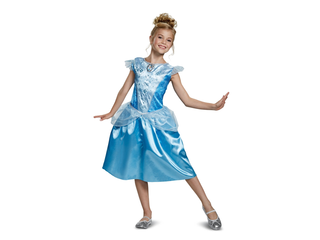 Costume disney princess cenerentola classic taglia xs - 3-4 anni