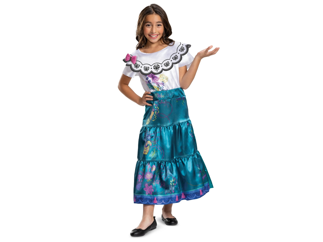 Costume encanto mirabel deluxe da bambina taglia m - 7-8 anni