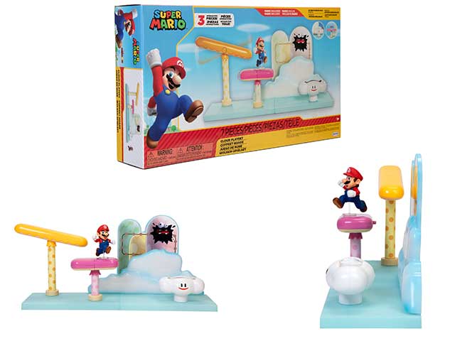Super mario playset 6cm cloud 402004