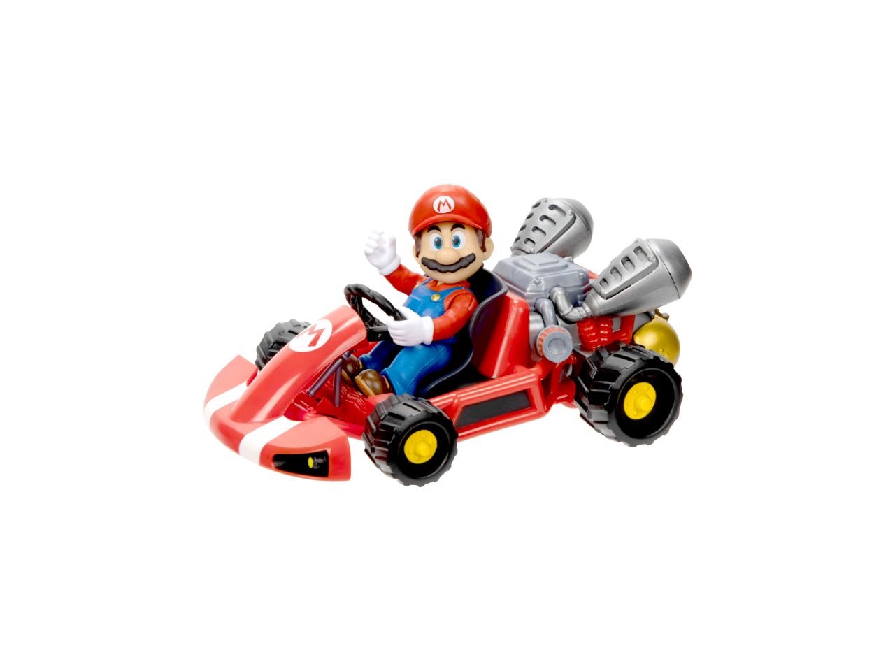 Super mario movie personaggio 6cm con kart assortiti