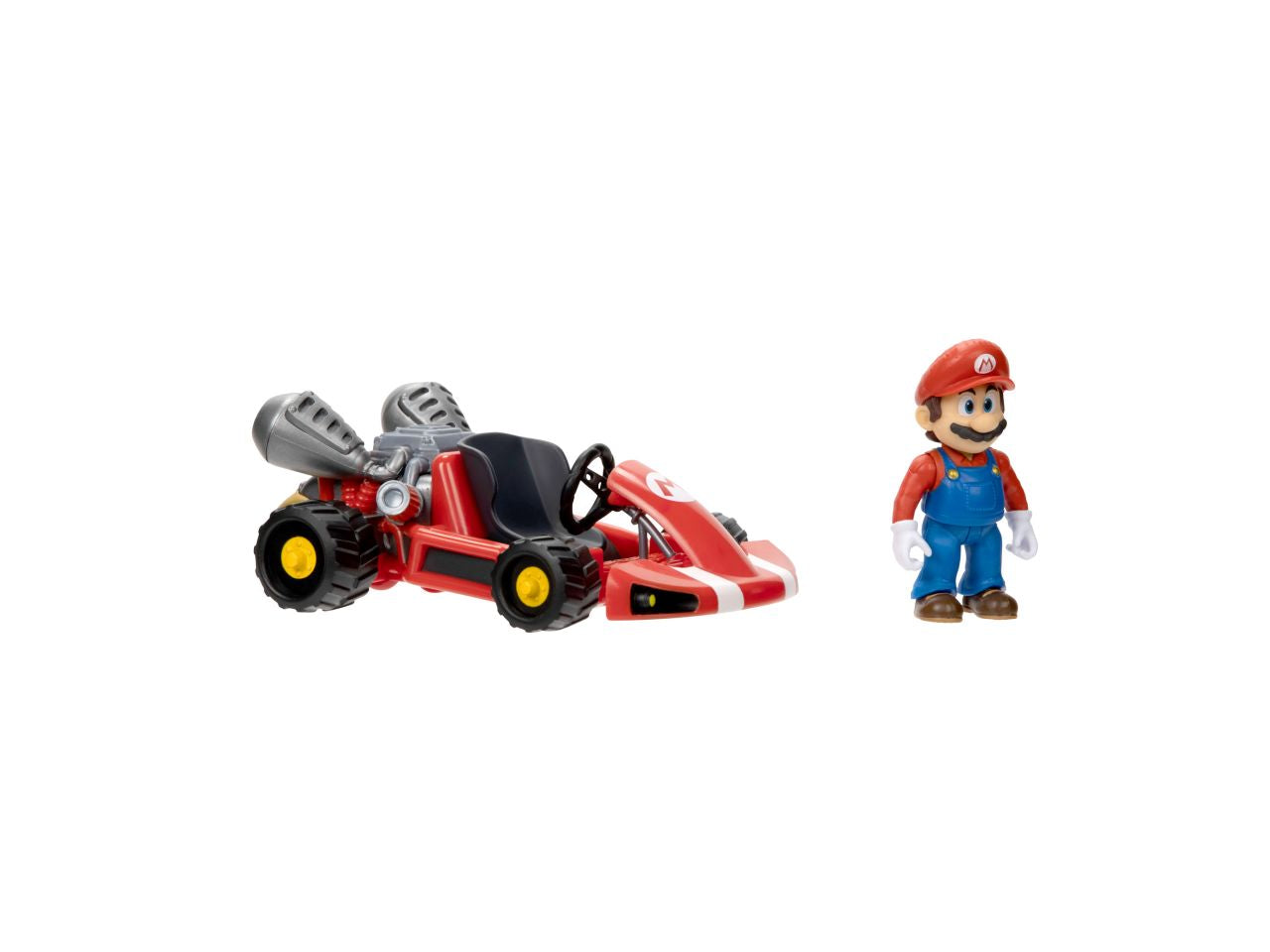 Super mario movie personaggio 6cm con kart assortiti