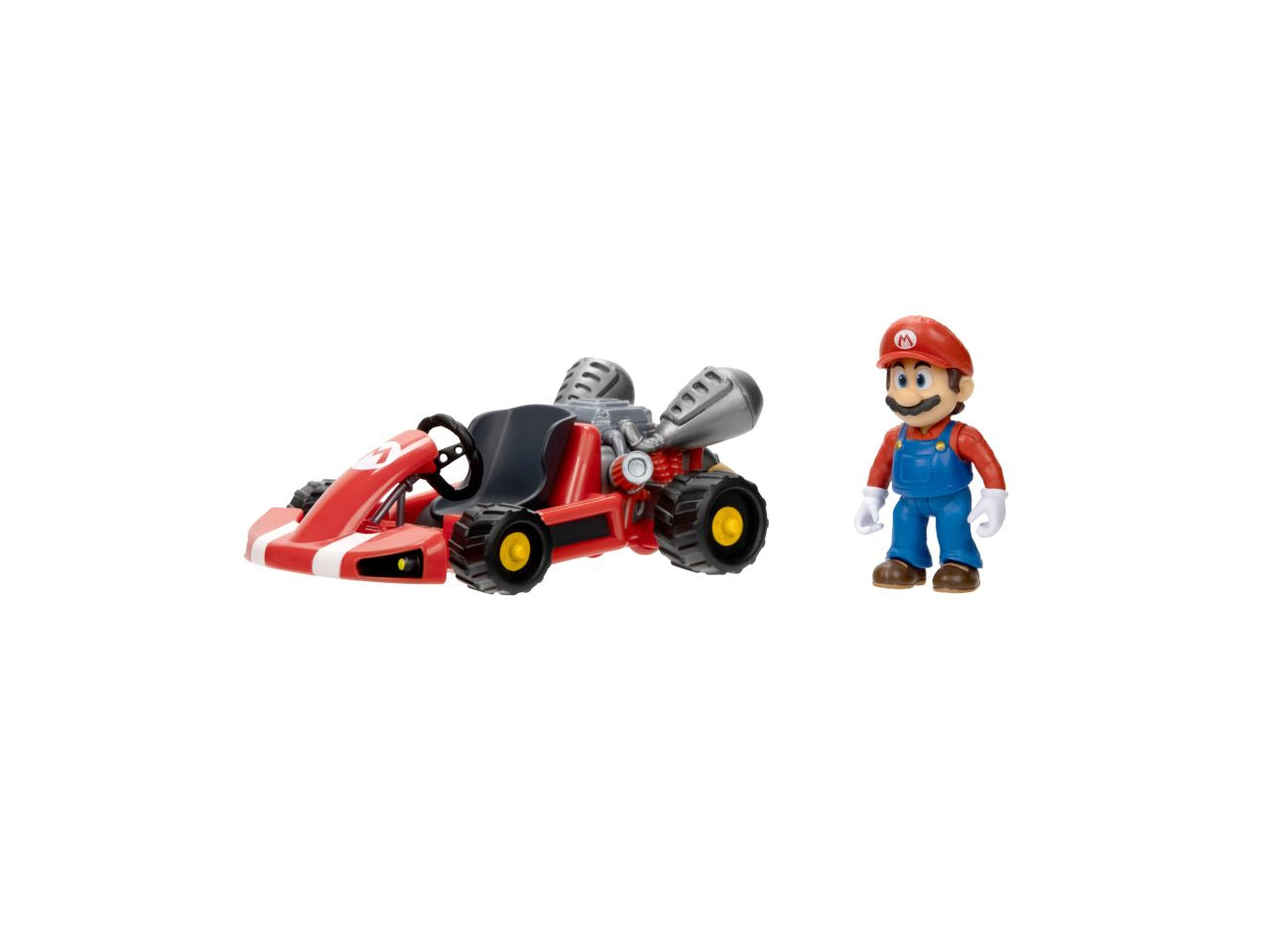 Super mario movie personaggio 6cm con kart assortiti