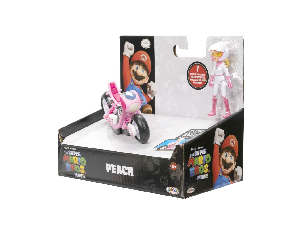 Super mario movie personaggio 6cm con kart assortiti