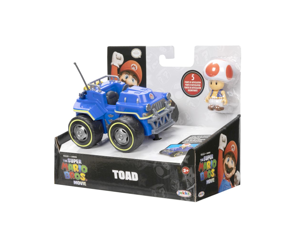 Super mario movie personaggio 6cm con kart assortiti