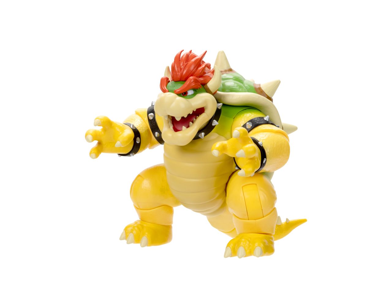 Super mario movie action figure di bowser 18cm con suoni