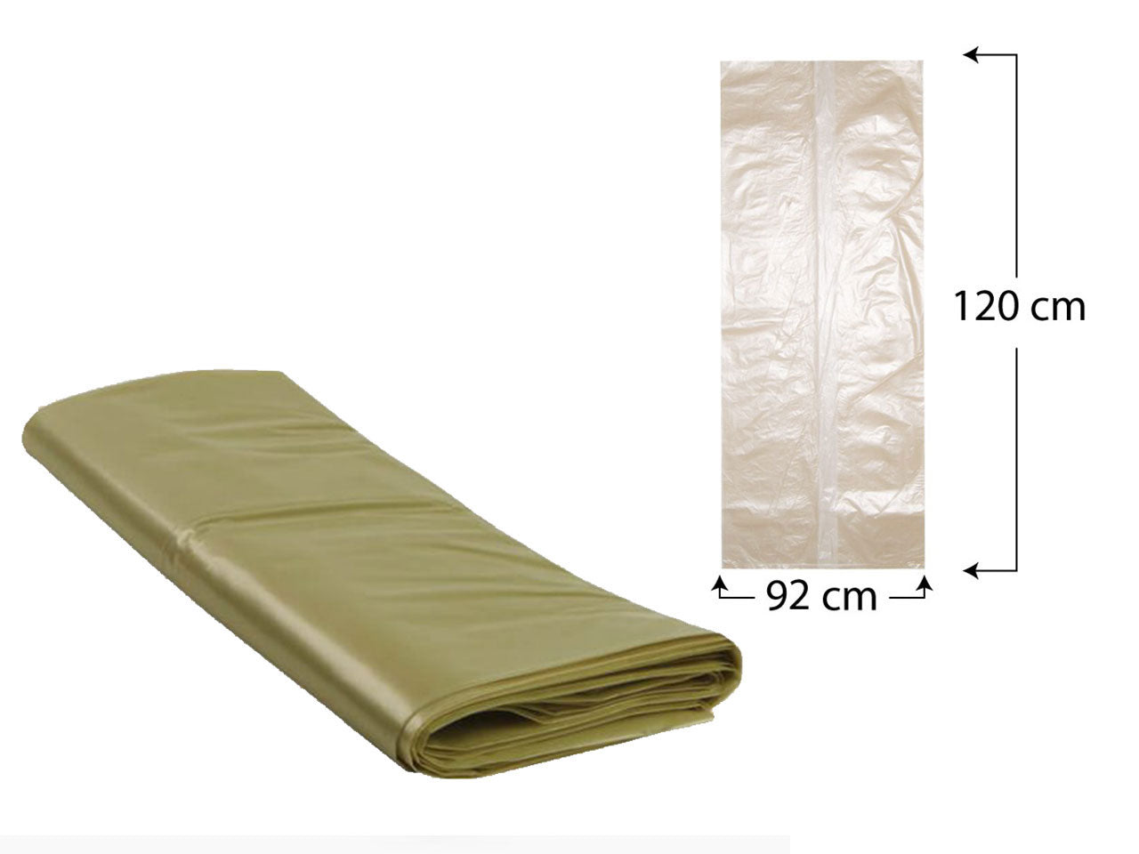 Sacco per la spazzatura 92x120cm ambra