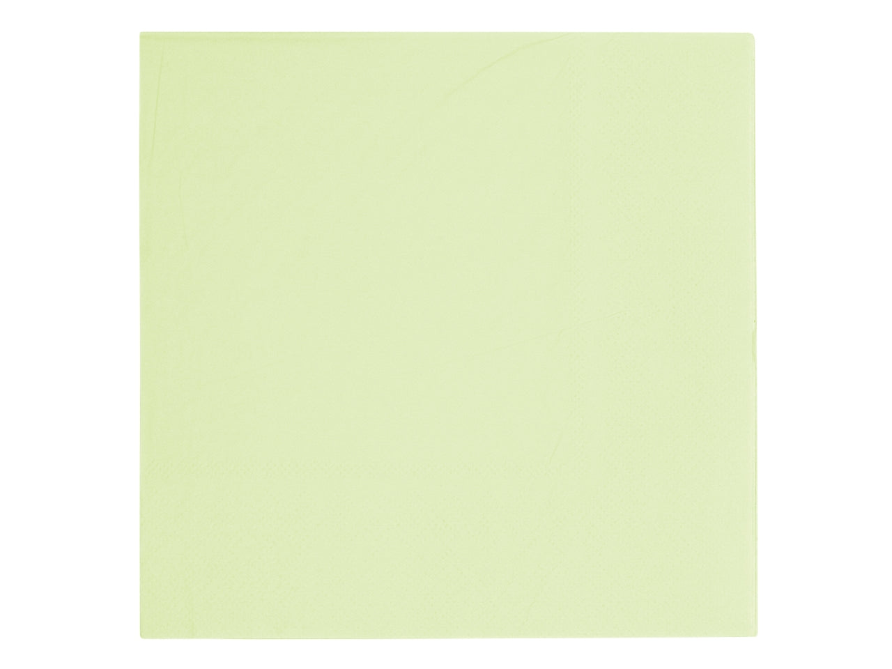 Tovaglioli di carta verde chiaro, confezione 20 pezzi, 33x33 cm - Vert Decor