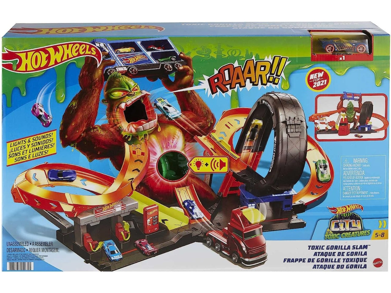 Hot wheels toxic gorilla slam