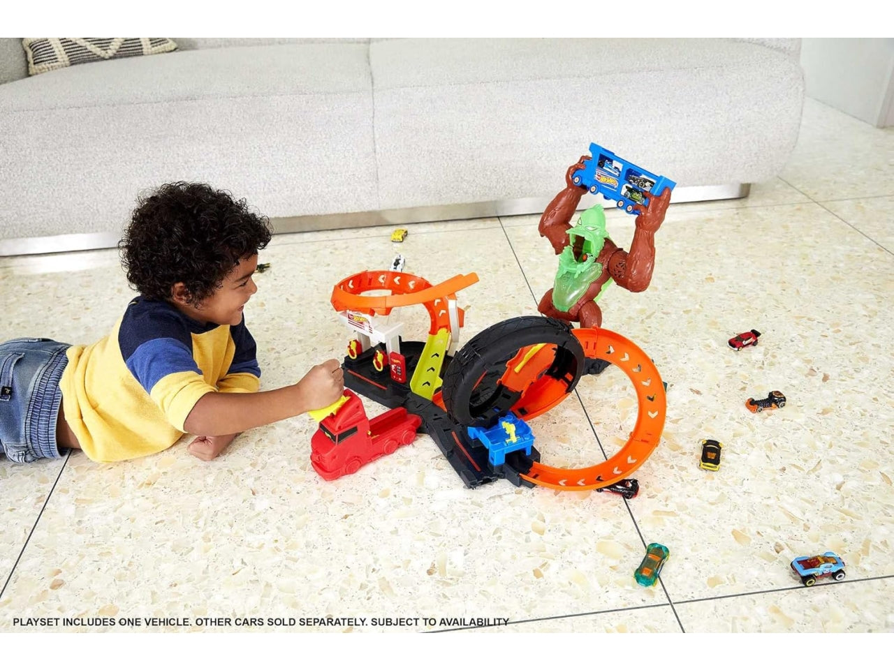 Hot wheels toxic gorilla slam