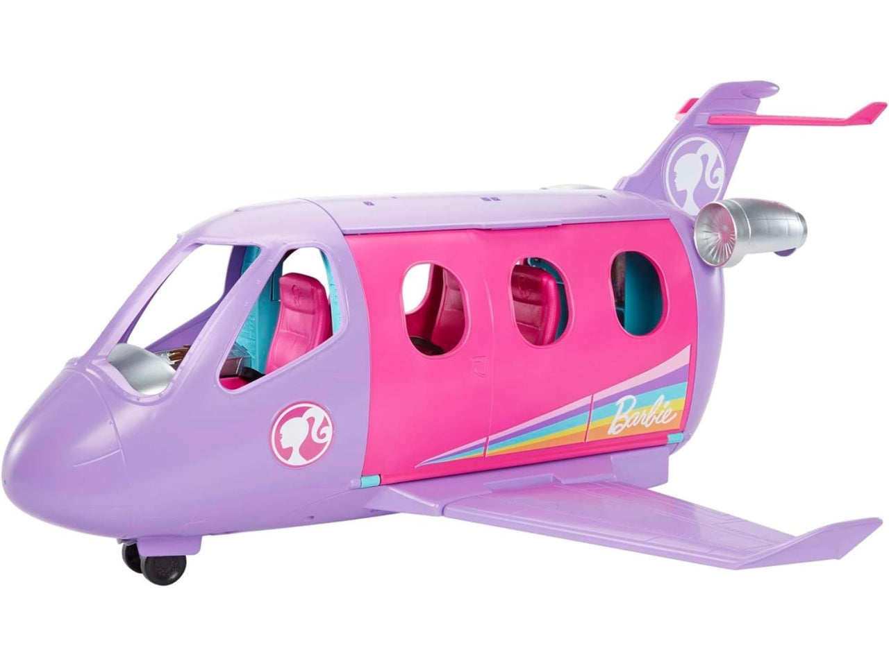 Barbie Brooklyn aereo con bambola pilota e accessori, per bambini dai 6+ anni, Mattel