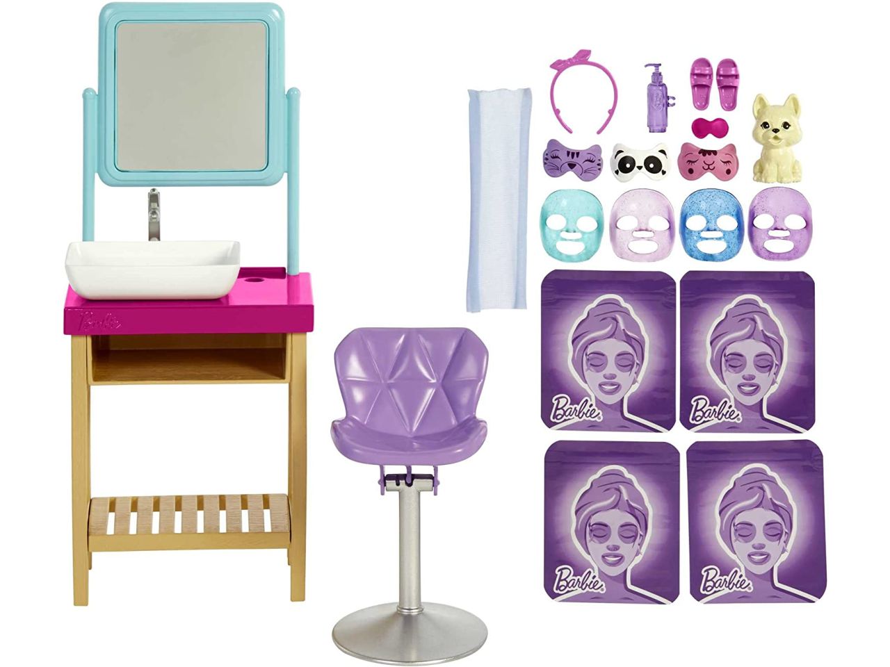 Barbie spa maschere di bellezza