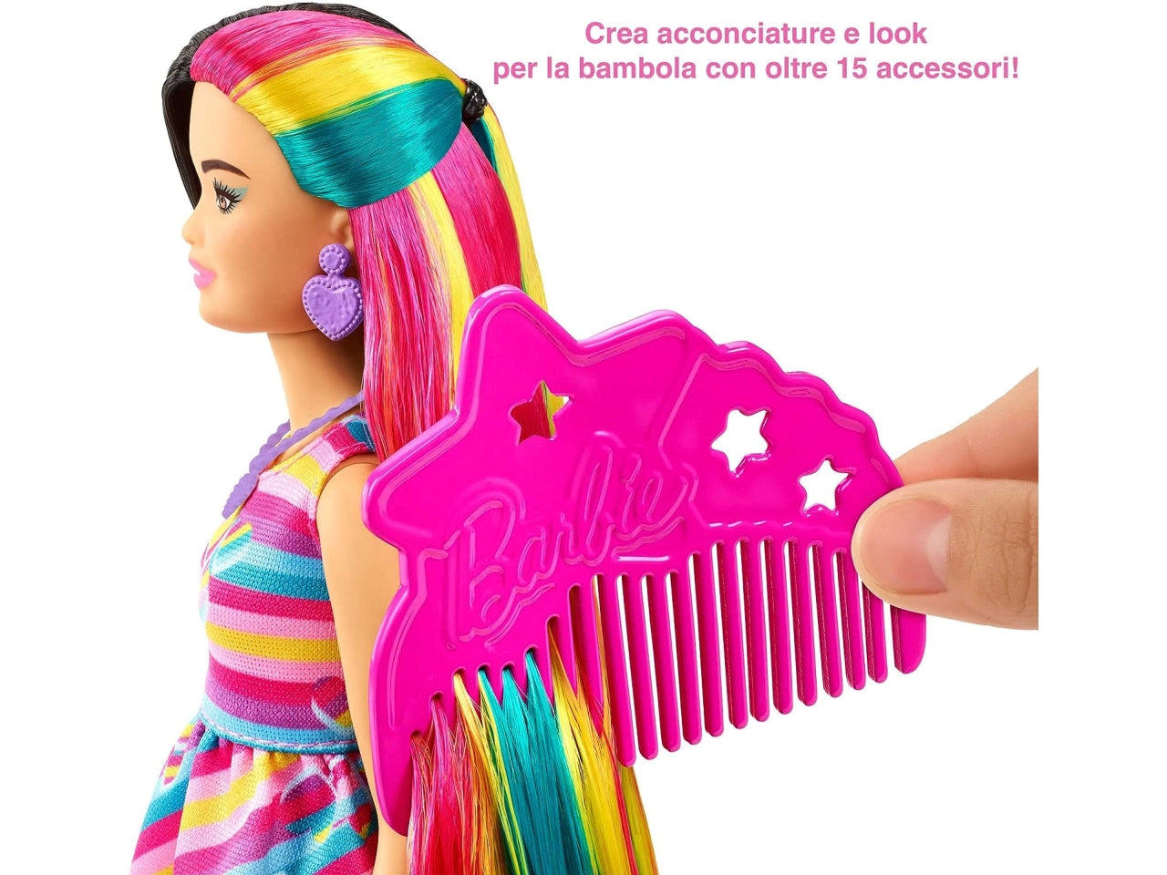 Barbie totally hair doll multicolor