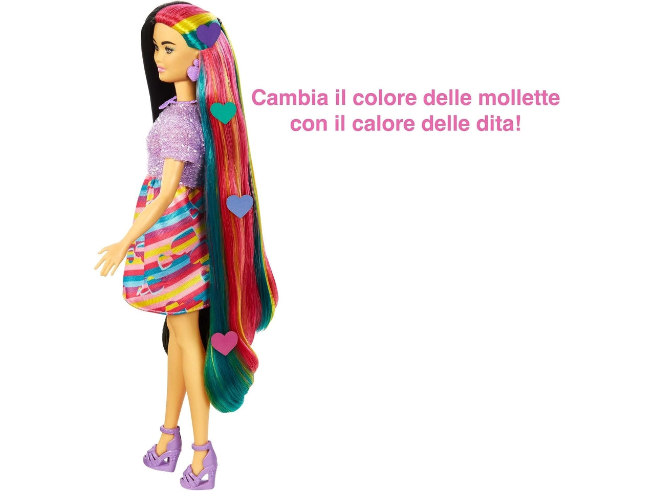 Barbie totally hair doll multicolor